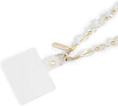 Case-Mate Phone Charm Wrist Strap w/Pearls & Crystals - Crystal Pearl Gold photo 2