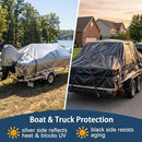 Tarp 16x20FT, 12 Mil Heavy Duty Waterproof Poly Tarps with Grommets &…