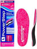 PowerStep Pinnacle Pink Orthotics for Women, Arch Support Inserts, Plantar…