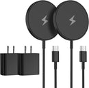 Magnetic Wireless Charger iPhone,6FT Charger for Apple MagSafe Charger 2Pack Fast Wireless Charging Pad for iPhone 16 Pro Max/16 Pro/16 Plus/15 ProMax/15/14/13/12/AirPods 3/2/Pro Mag-Safe Charging Pad photo 1