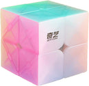 Speed Cube Stickerless 2X2 Jelly Magic Cube Puzzle Colorful Transparent — 1