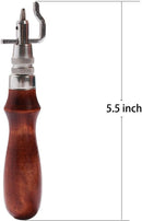 7 in 1 Adjustable Pro Stitching Groover and Creasing Edge Beveler Leathercraft Sets to Sew & Crease Leather — 2
