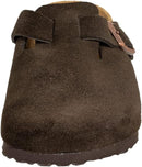 Birkenstock Women's Boston Suede Clogs – Brown — 3