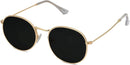 SOJOS Small Round Polarized Sunglasses for Women Men Classic Vintage Shades | Gold/Grey — 1