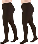 Truform 20-30 Full Figure Pantyhose | Negro | Medium (1 Pair) (Pack of 2) — 1
