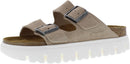 Birkenstock Women's Papillio Arizona Chunky Sandals – Warm Sand/Forest Brown — 1