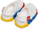 Crocs Kids Classic LEGO System Clogs, LEGO Shoes for Kids – White — 3
