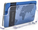Qizpcer 4 Pack Clear Plastic Business Card Holder,Acrylic Business Card Display for Desk Business Card Stand — 2