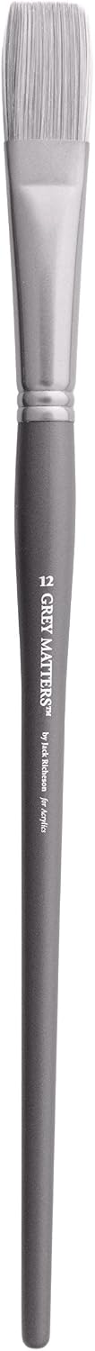 Jack Richeson 982212 Richeson Grey Matters Synthetic Acrylic Flat 12 — 1