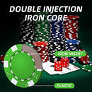 Poker Chip Set - 300PCS Poker Chips with Aluminum Case, 11.5 Gram Chips for…