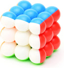 CuberSpeed YJ 3x3 Ball Cube Bead 3x3x3 Stickerless Magic Cube Puzzle — 1