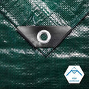 CARTMAN 8x10Ft Multipurpose Waterproof Poly Tarp Cover 8 Mil, Green