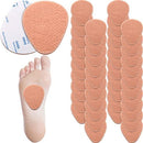 Syhood 40 Pcs Metatarsal Foot Pads, 1/4 Inch Felt,Skin Color,Flat 6
