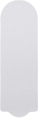 ForPro Professional Collection Stainless Steel Pedi File Refill, 180 Grit, White, EZ-Strip Peel Pedicure Refill Pads, 1.25” W x 4” L, 50-Count — 2