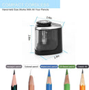 Aogwat Pencil Sharpener Electric Pencil Sharpener for Kids, Blade to Fast Sharpen, Suitable for No.2/School/Classroom/Office/Home (Black) — 3