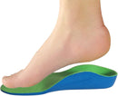 Boy Girl Orthotic Insoles with Arch Support Cushion Durable Foot Care Inserts for Flat Feet for Running Hiking and Daily Use - Green — 3
