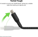 Belkin USB C to C 100W Braided Cable, 6.6ft, iPhone Charger Cord 3
