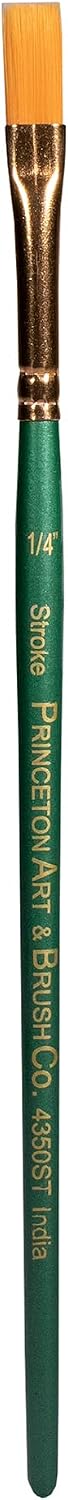 Princeton Artist Brush Lauren, Brushes for Acrylic and Watercolor Series 4350, Stroke Golden Synthetic, Size 050 | Stroke Size 050 — 1
