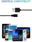 Micro USB Cable, 2 Pack [6FT, 6FT], Fast Charging Cable, High Speed Data Transfer Cable, Android Phone Cable for Samsung Galaxy S7 Edge S6 S5 and More, Trustable, MYFON 3