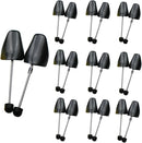 EchoDone 10 Pairs Plastic Shoe Tree Stretcher Shaper for Men | black — 1