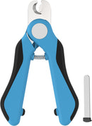 Swihauk Heavy Duty Dog Nail Clippers and Trimmers, Professional Pet Nail Clippers with Nail File for Dogs Cats Small Animal, Claw Clippers with Safety Guard to Prevent Over-Cutting, Blue — 1