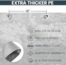 TICONN Heavy Duty Tarp Cover, Extra Thick Tarps Waterproof Tear and Rip Proof…