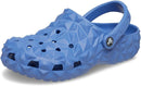Crocs Unisex Adult Classic Geometric Clog – Blue — 1