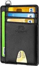 FurArt Slim Minimalist Wallet RFID Credit Card Holder for Men