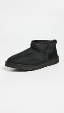 UGG Men's Classic Ultra MINI Fashion Boot – Black — 2