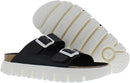 Birkenstock Arizona Papillio Chunky Narrow Unisex Shoes – Core Black/Jet Black-black — 4