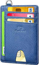 FurArt Slim Minimalist Wallet RFID Credit Card Holder for Men
