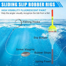 Fishing Slip Bobbers Kit- 60pcs Fishing Bobbers Floats Balsa Wood Slip Bobbers…