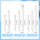 PH PandaHall 560pcs 8 Styles 304 Stainless Steel Eye Pins 30mm 40mm 50mm Head Pins 22 Gauge Ball Head Pin Findings… — 2