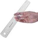 Westcott Shatterproof Flexible Ruler, Clear, 12", 12 Count — 6