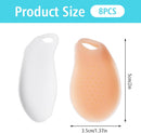 Dimeho Tailor's Bunion Pads 8 Pack Soft Gel Bunionette Cushions Pinky Toe Protector Tailors Bunion Corrector for Pain Relief | Transparent/Skin color — 2