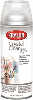 Krylon K01303007 Acrylic Spray Paint Crystal Clear in 11-Ounce Aerosol | Gloss | 11 Ounce (Pack of 1) | Acrylic Crystal Clear — 1