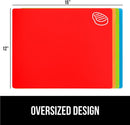 GORILLA GRIP BPA-Free Flexible Cutting Board, Set of 4, Multicolor — 7