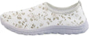 Daily Low Top Slip On Floral Print Sneaker Breath Mesh Insole Shock Absorb Thick Outsole Relax Leisure Shoe - Flora‑b — 7