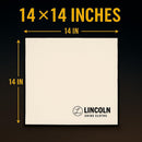 Lincoln Shoe Polish 4-Pack Shoe Shine Cloths – Heavyweight 14×14 Premium Cotton Polish & Buffing Cloth for Shoes, Leather, Boots – Reusable, Stitched Edges for Mirror Finish — 5