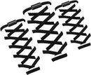 ZHENTOR Elastic Shoe Laces, Elastic No Tie Shoelaces for Sneakers, One Size Fits All Adults and Kids Shoes | Black 03J | 3 Pairs — 1