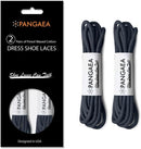 [2 Pairs] Pack Waxed Round Oxford Shoe Laces |