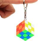 CuberSpeed Mini 3x3 Keychain Cube - Stickerless Bright Speed Magic Keyring — 1