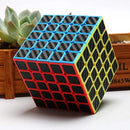 CFMOUR Original Speed Cube 5x5x5, Smooth Magic Carbon Fiber Sticker Speed Cubes, Enhanced Version，Black — 2