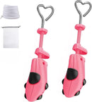 XYH Shoe Stretcher Women Men,4-Way Adjustable Shoe stretcher Wide Feet. | pink — 1