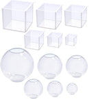 12Pcs Transparent Epoxy Resin Molds Silicone Set, Clear Silicone Molds for Epoxy Resin Include Seamless Sphere Resin… — 1