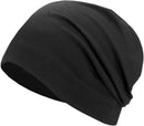 SRLLBBY Summer Lightweight Cotton Beanie, Breathable Thin Sleep Hats, Skull Caps for Running Cycling Hiking Fishing — 1