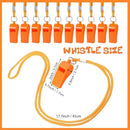 Honoson Whistle for Adults with Lanyard Plastic Safety Emergency Whistle…