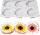 6-Cavity Deep Round Coaster Silicone Molds for Epoxy Resin, 4 Inches Coaster Resin Mold for Flower Bouquet Preservation — 5