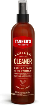 Tanner's Preserve Leather Cleaner, Cleans & Restores Finished Leather, Use for…