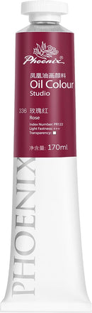 PHOENIX Rose Oil Paint - Studio Oil Paint Single Large Tube - 170ml / 5.75 Fl oz. Rose 336 — 1